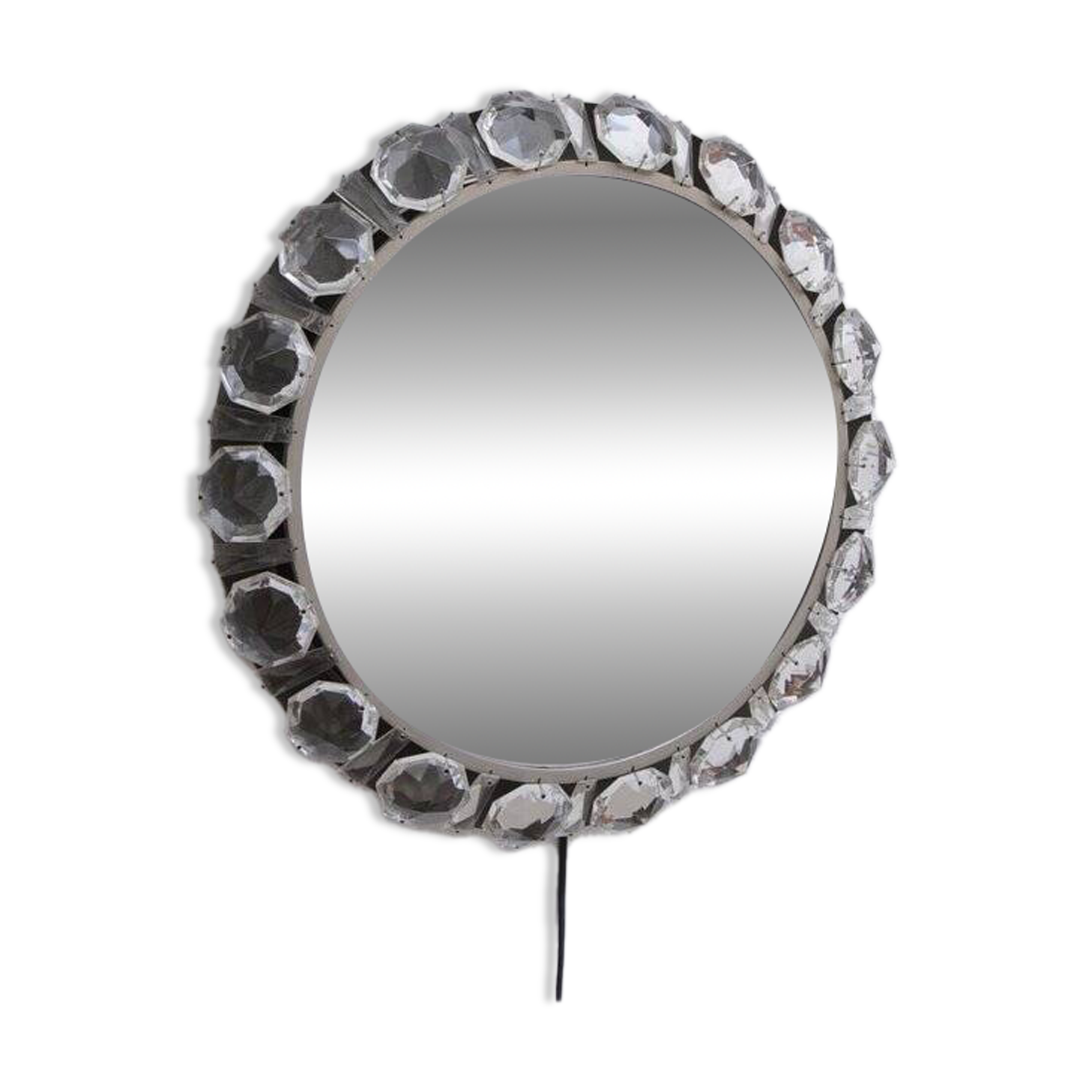 Illuminated mid-century modern mirror by Bakalowits & Söhne, 1960s