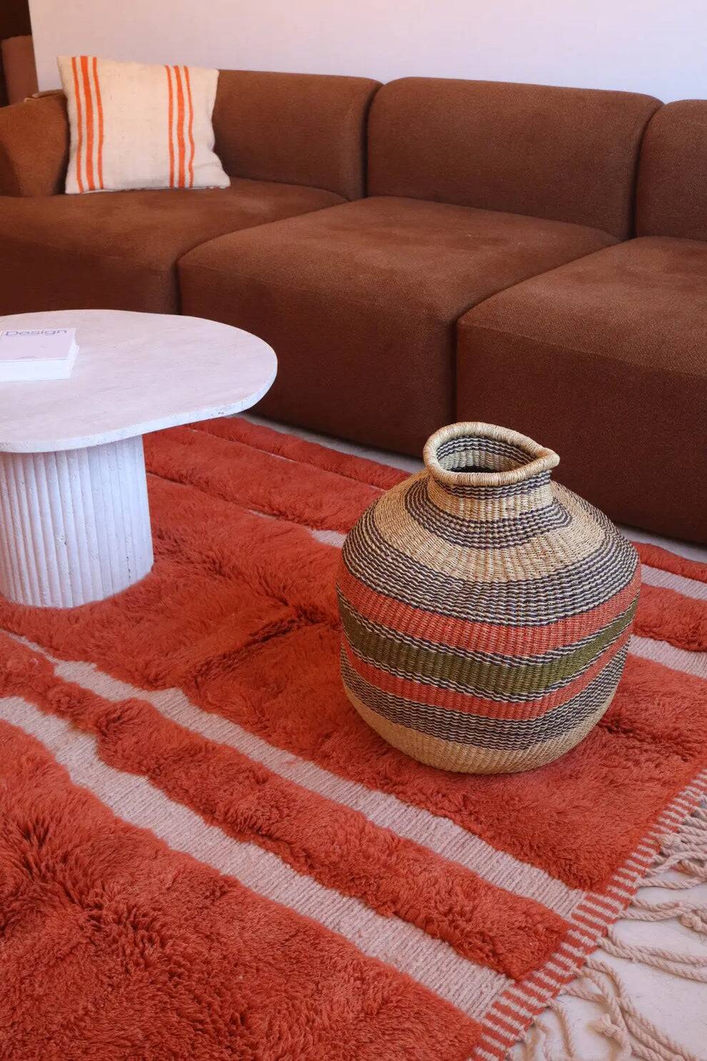 Tapis berbère traditionnel fait main