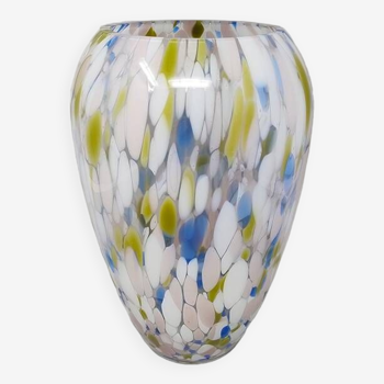 Vase étonnant des années 1970 en verre de Murano par Artelinea. Fabriqué en Italie