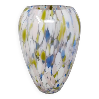 Vase étonnant des années 1970 en verre de Murano par Artelinea. Fabriqué en Italie