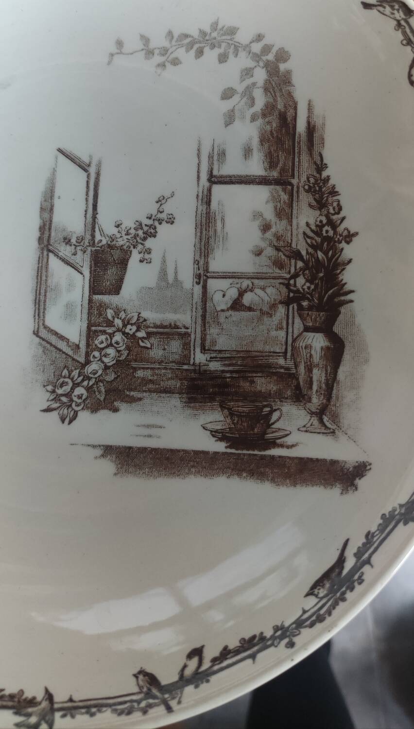 Old fruit bowl terre de fer hb & cie/sepia