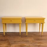 Pair of vintage bedside tables