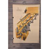 Double sided educational print