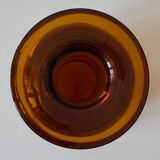 Gul vase by otto brauer - holmegaard kastrup - denmark