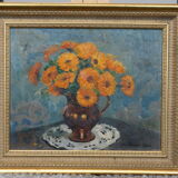 Oil on canvas, Chauleur-Ozeel Jane, bouquet of flowers