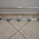 Aluminum coat rack from the 50/60