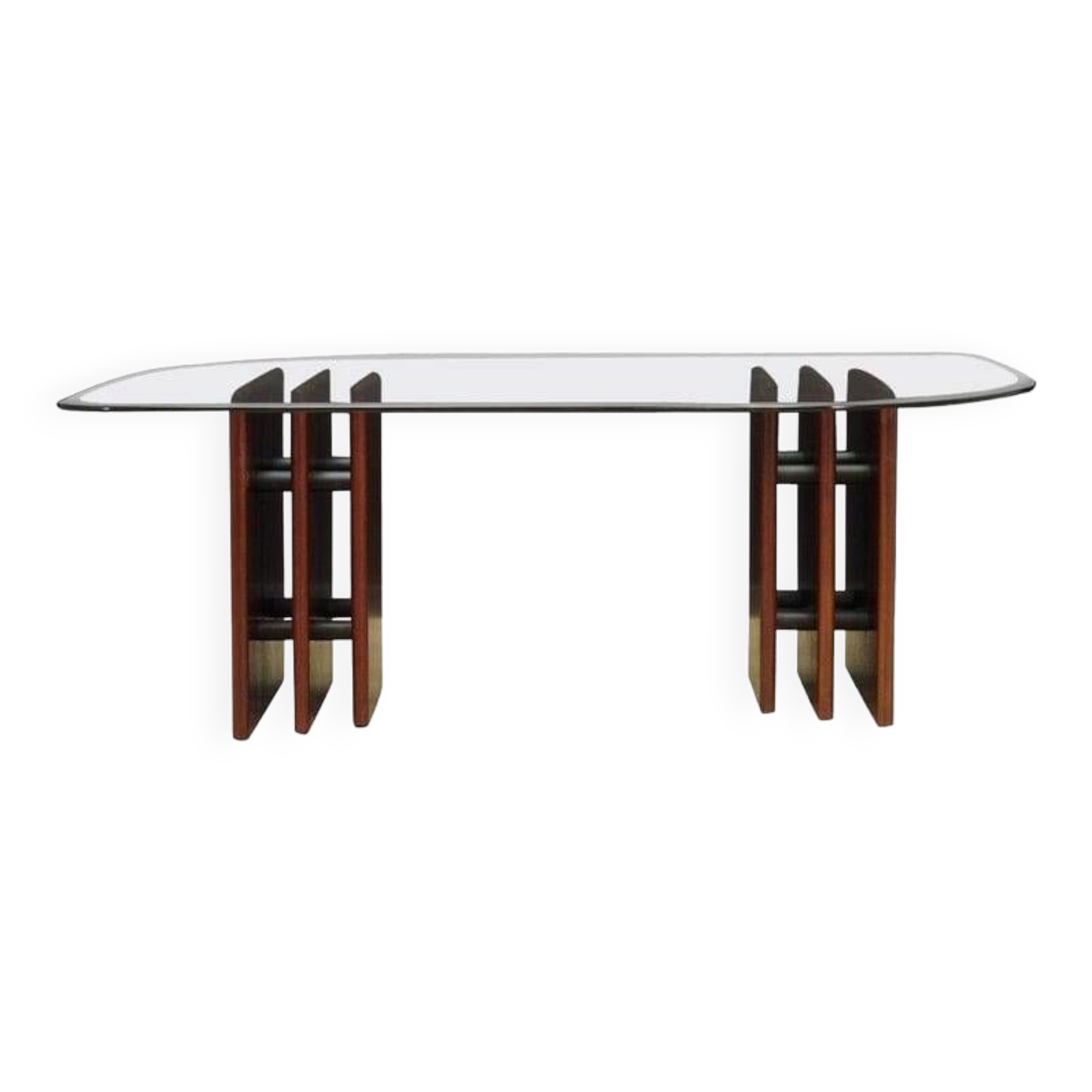 Mahogany coffee table, Danish design, 1960s, manufacturer: Bendixen Design