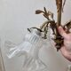 Lustre bronze art deco 3 tulipes