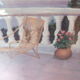 Pastel painting terrace by the sea