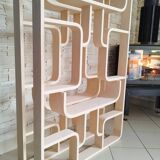 Mid-Century Czech Wall or Room Divider by Ludvik Volak for Drevopodnik Holesov, 1960s, Set of 2