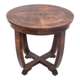 Art deco extendable table, poland, 1930s