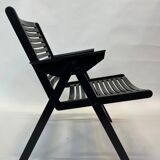 Niko Kralj Slovenian Rex Plywood Folding Chair for Stol 1950s in Black