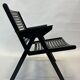 Niko Kralj Slovenian Rex Plywood Folding Chair for Stol 1950s in Black