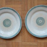 Lot of 2 plates Creuil Montereau