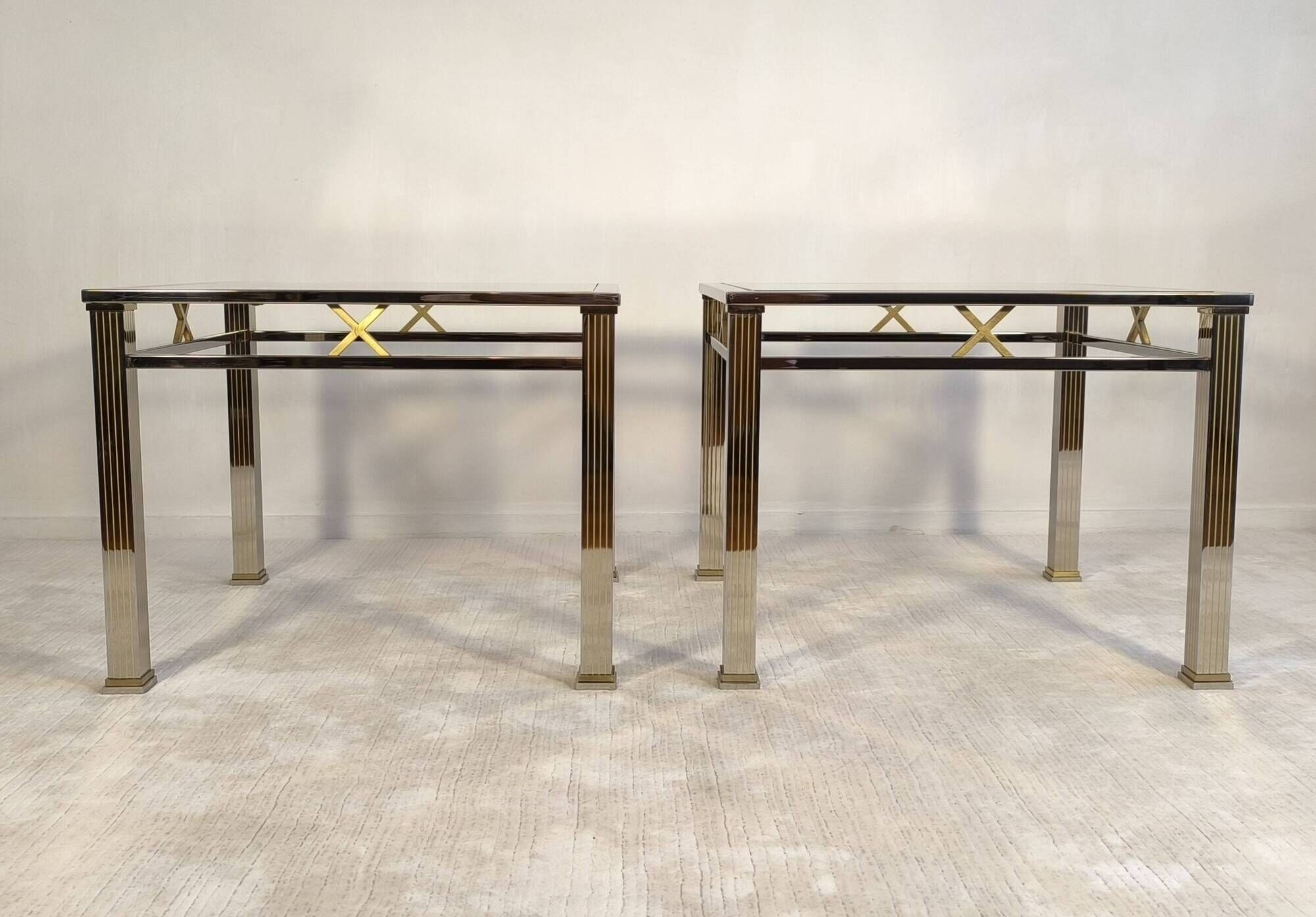 Magnificent pair of orsenigo italy coffee tables from the art deco collezione range