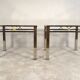Magnificent pair of orsenigo italy coffee tables from the art deco collezione range