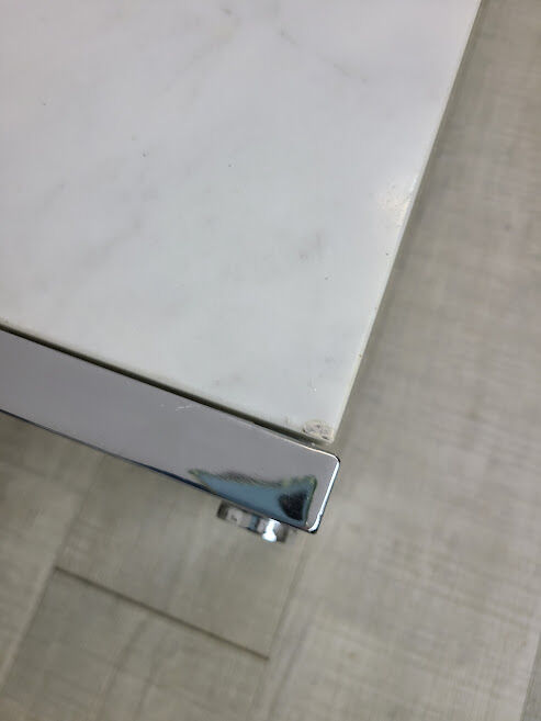 Vintage marble coffee table design J.A.Motte for Airborne 1960
