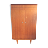 Cabinet beech massive vintage 1960