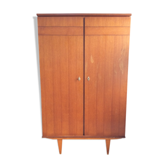 Cabinet beech massive vintage 1960