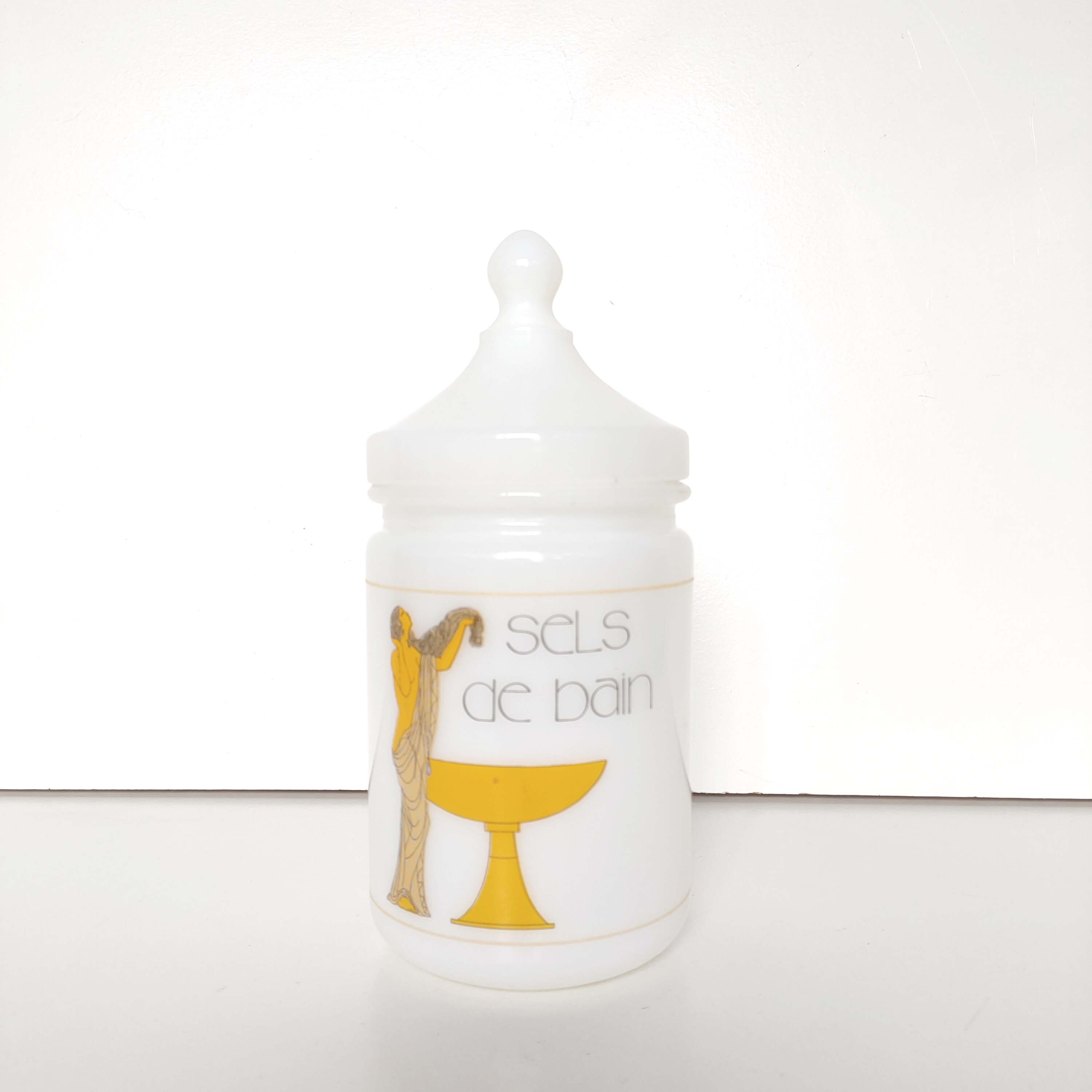 Vintage jar opaline bath salts