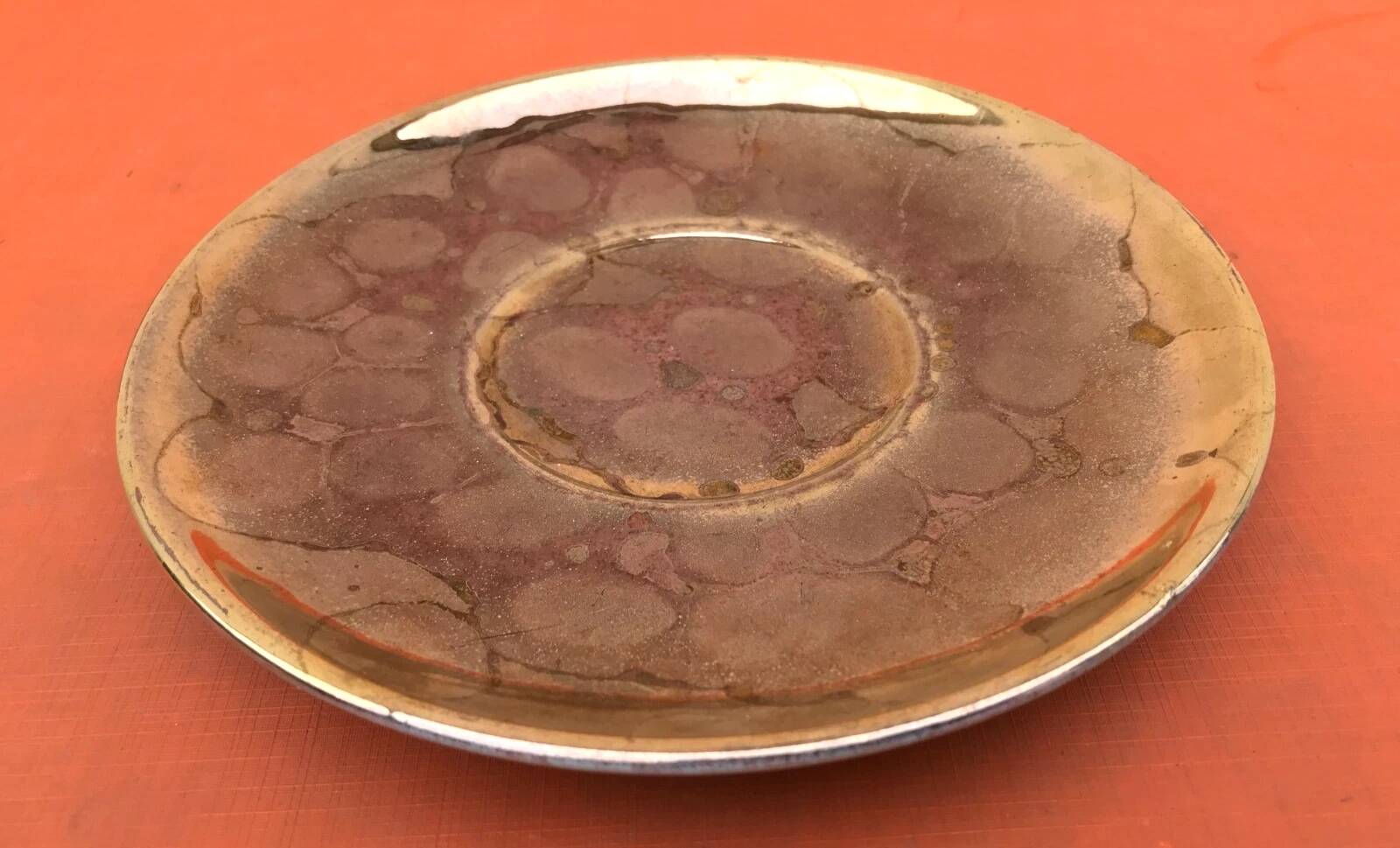 1960s Ceramic Breakfast Cup / Saucer in the Vallauris Style