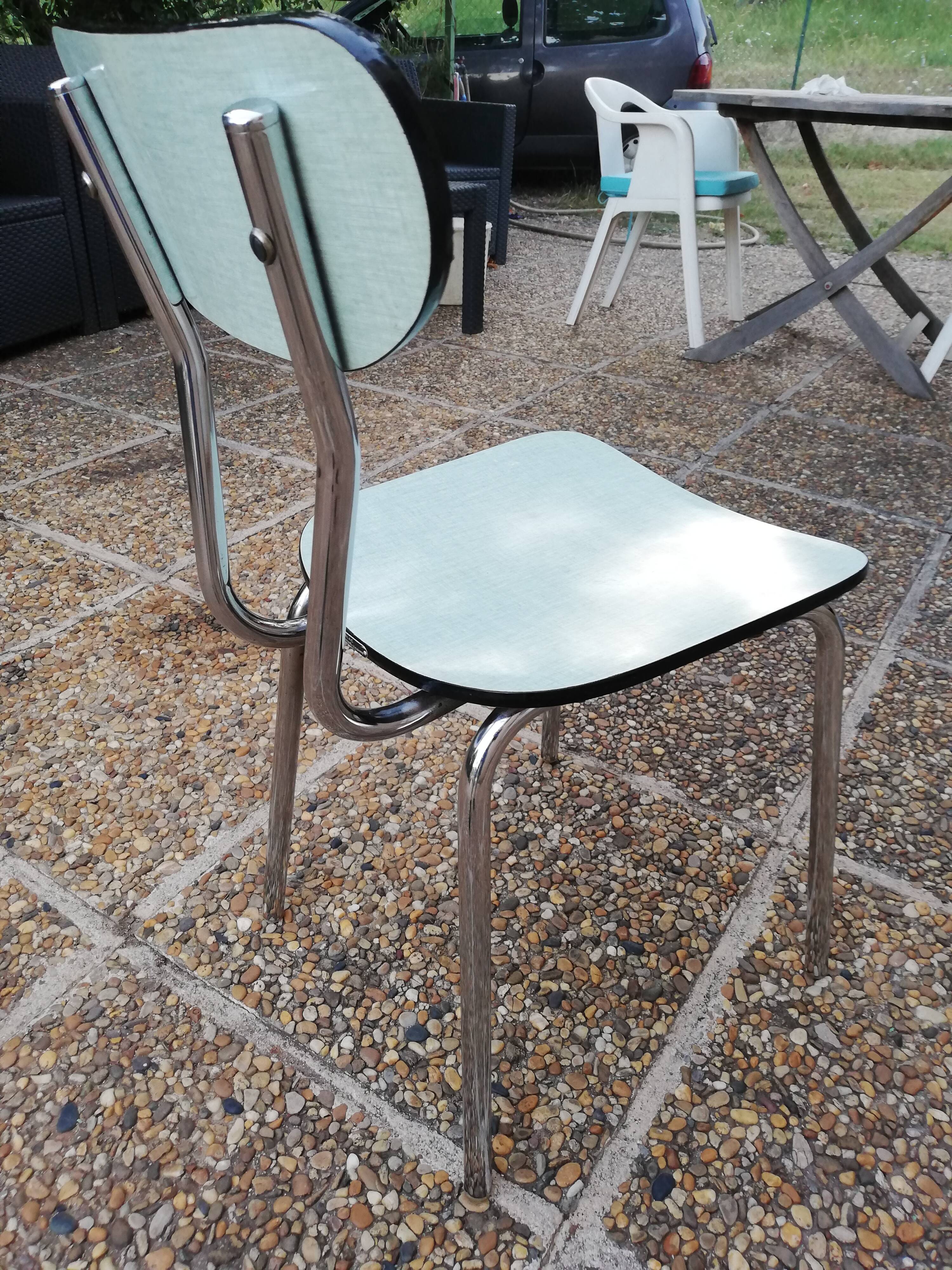 Formica chair from Tublac, 60s