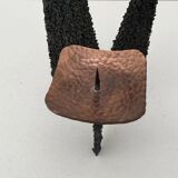 Bougeoir moderniste en métal, 1960