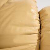 Maralunga leather set by Vico Magistretti for Cassina, Set of 3