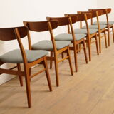 6 x dining chair | Farstrup | Model 210 | Reupholstered