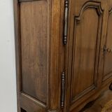 Small narrow walnut sideboard from the 19th century