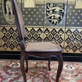 Set of 6 Louis XV style caned chairs in oak