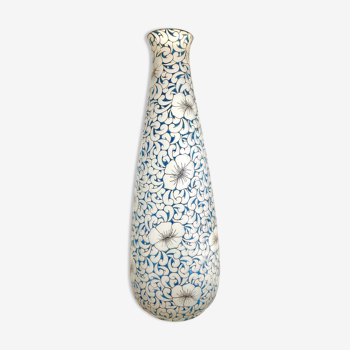 Glass paste vase signed Leune, Art Nouveau