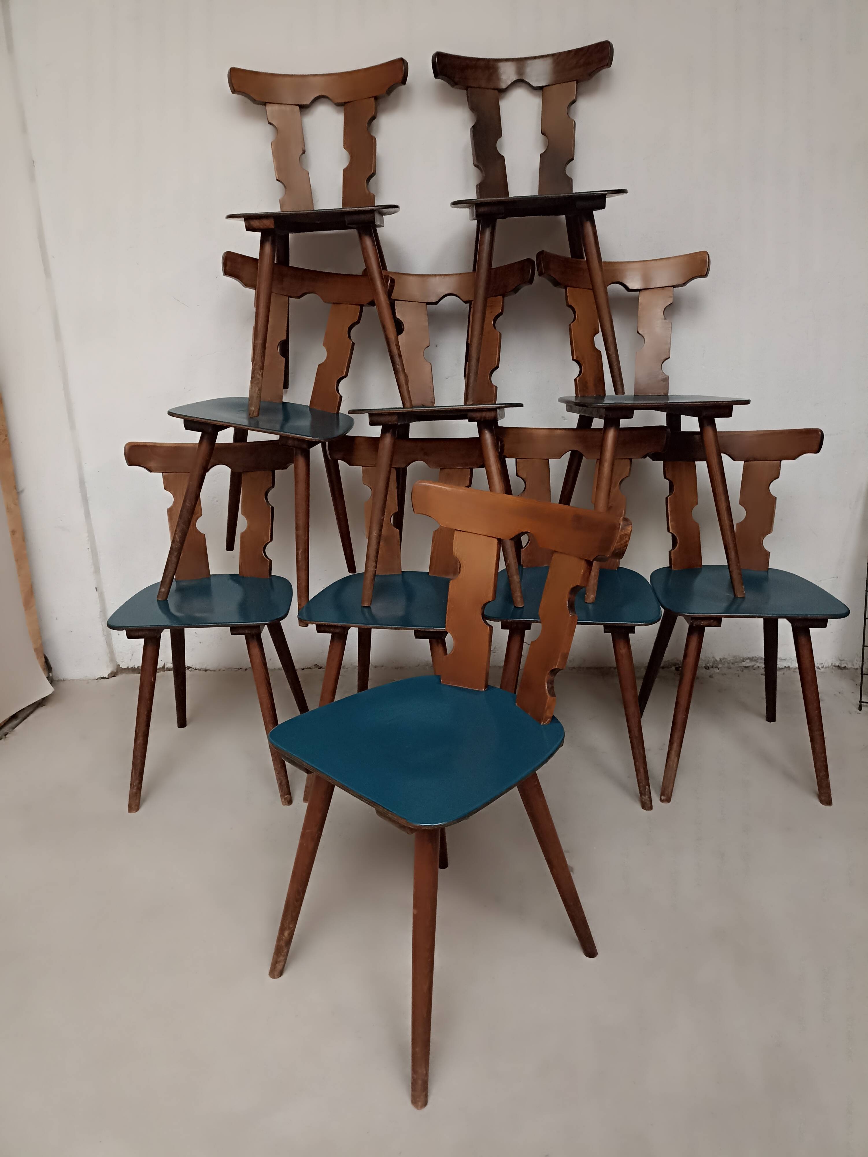 Lot chaises bistrot vintage