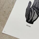 Digital poster print "Thrive"