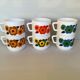 6 tasses mug lotus