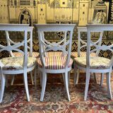 Suite of 6 Empire style chairs - Consulate