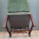 Louis XIII armchair partly upholstered from the 17th sawcum