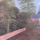 Vintage original landscape oil painting, signed countryside art, c. 1930