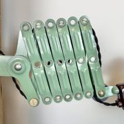 Industrial East German Scissor Lamp from VEB Zweckleuchtenbau Dresden, 1950
