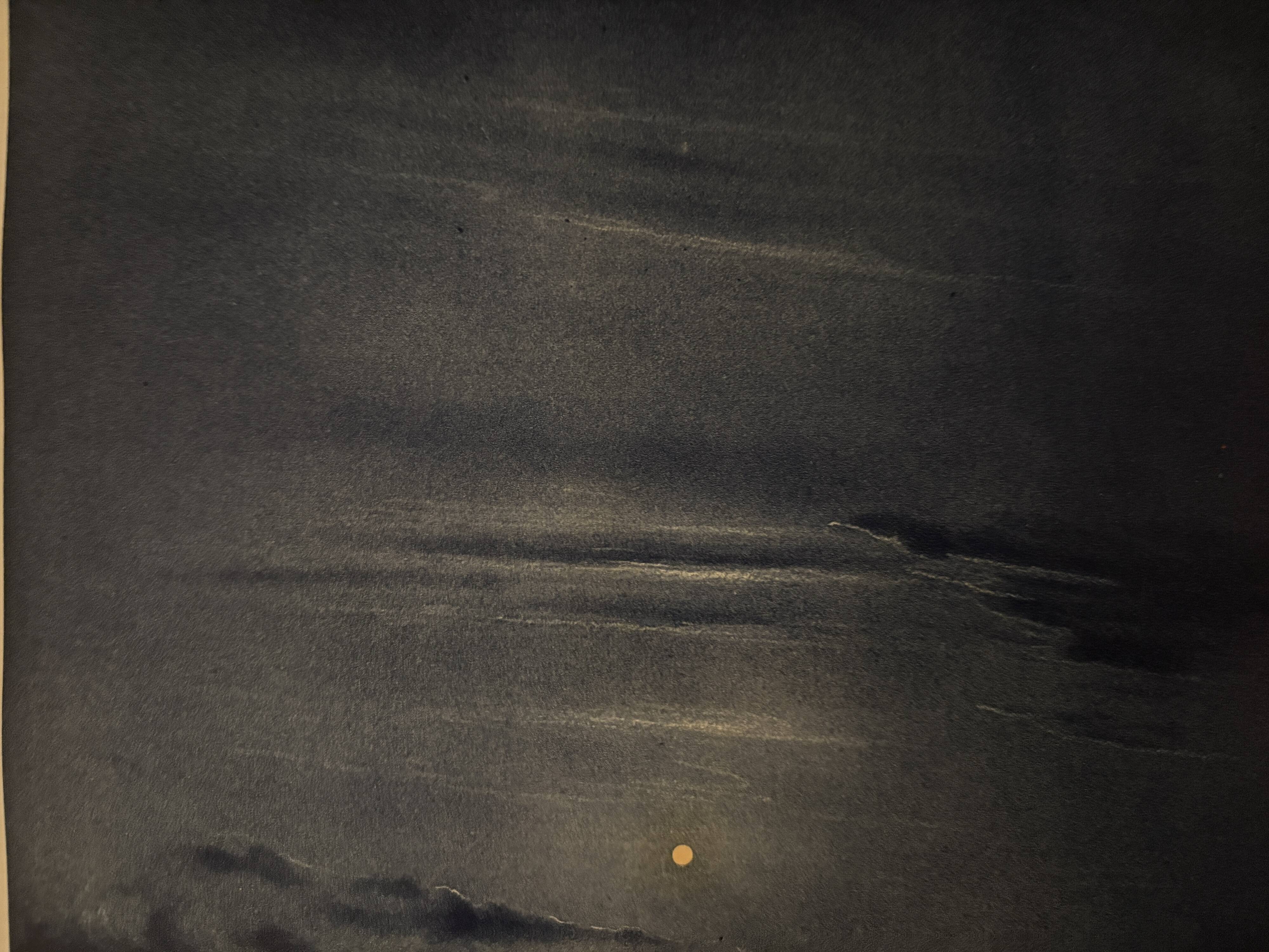 Ancienne illustration sur le soleil vu de Saturne et de la Terre – 1930