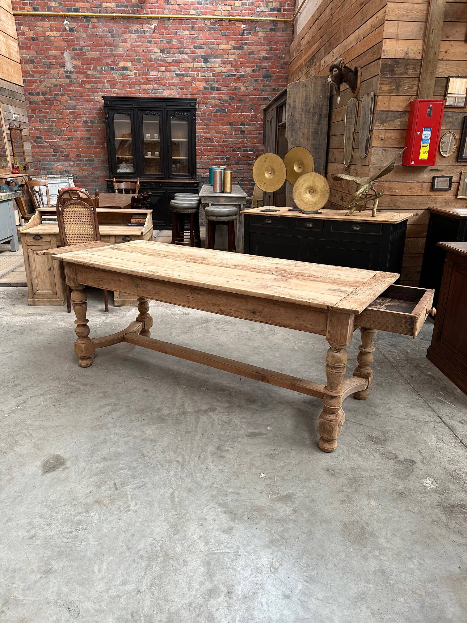 19th century farmhouse table
