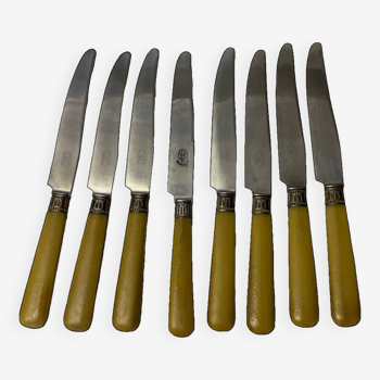 Set of 8 old knives