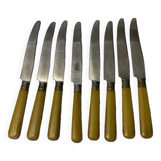 Set of 8 old knives