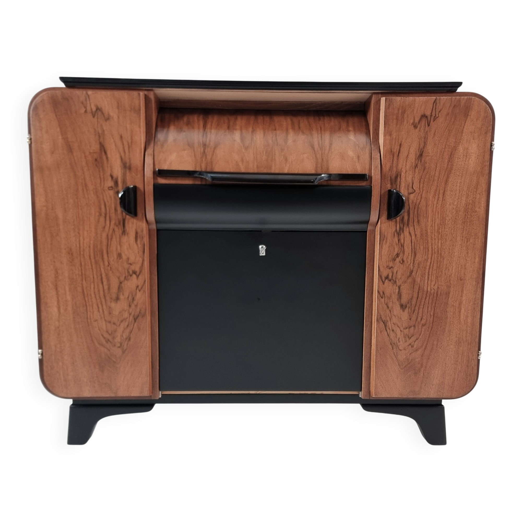 Art Deco Bar Cabinet  by Jindrich Halabala for Up Závody, 1940s.