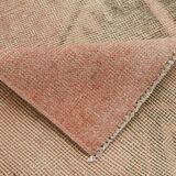 3x12 Pale Red Brown Vintage Runner Rug 80x380Cm SK 21977