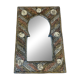 Miroir marocain vintage à décor mauresque