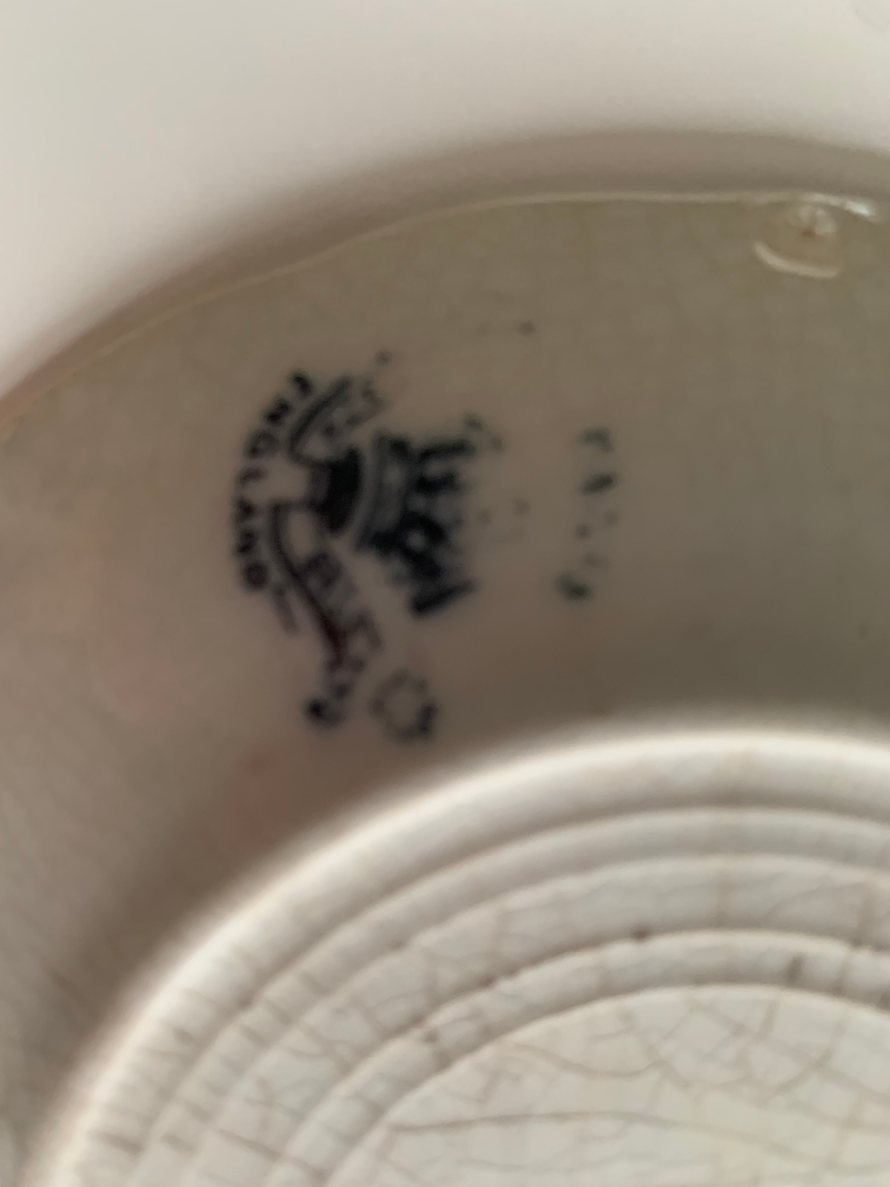 Together two small plates in English porcelain Johnson Bros