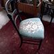 Napoleon III chair in blackened wood