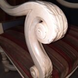 Paire de fauteuils style regence