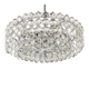 Grand lustre en laiton nickelé Bakalowits avec cristaux en diamant, Autriche, 1950